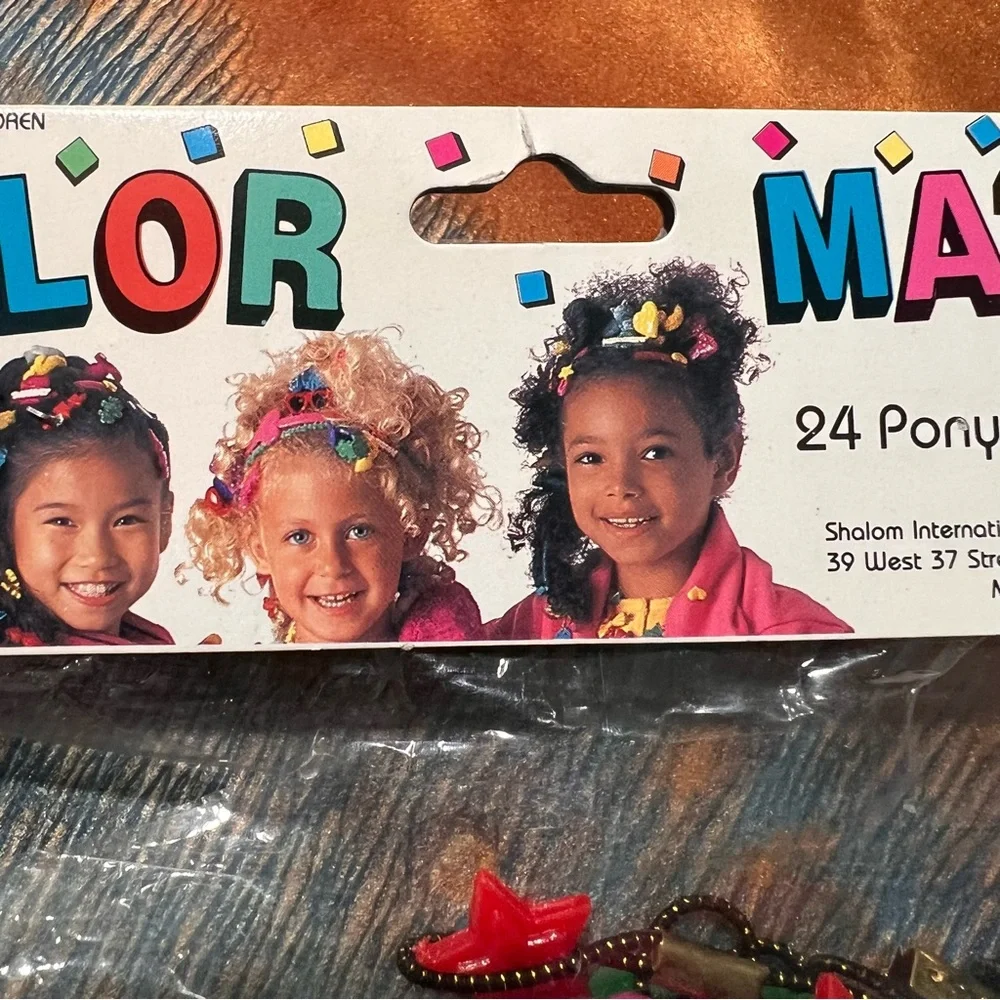Vintage New 90s Goody and Color Mate decorative hair ties bows ponytail holders